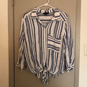 Oversized Tie-up Tunic